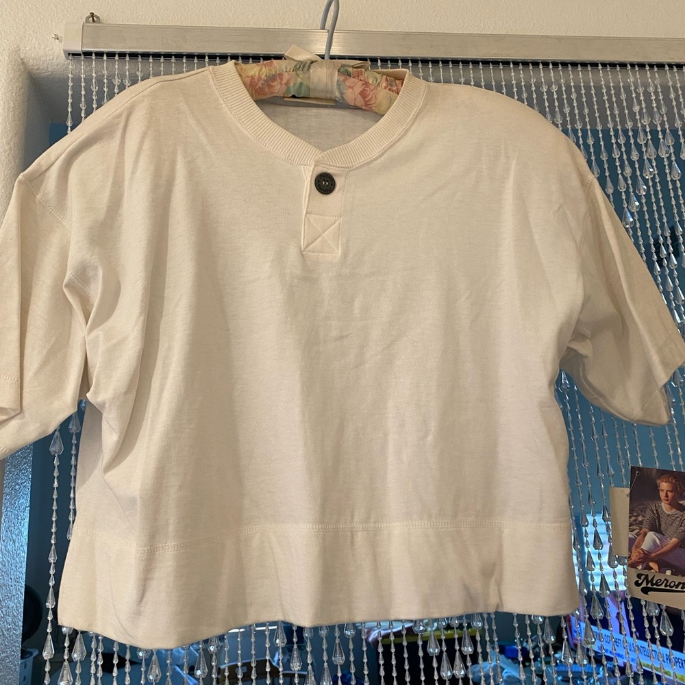 MERONA CROP BLOUSE - Picture 4 of 6